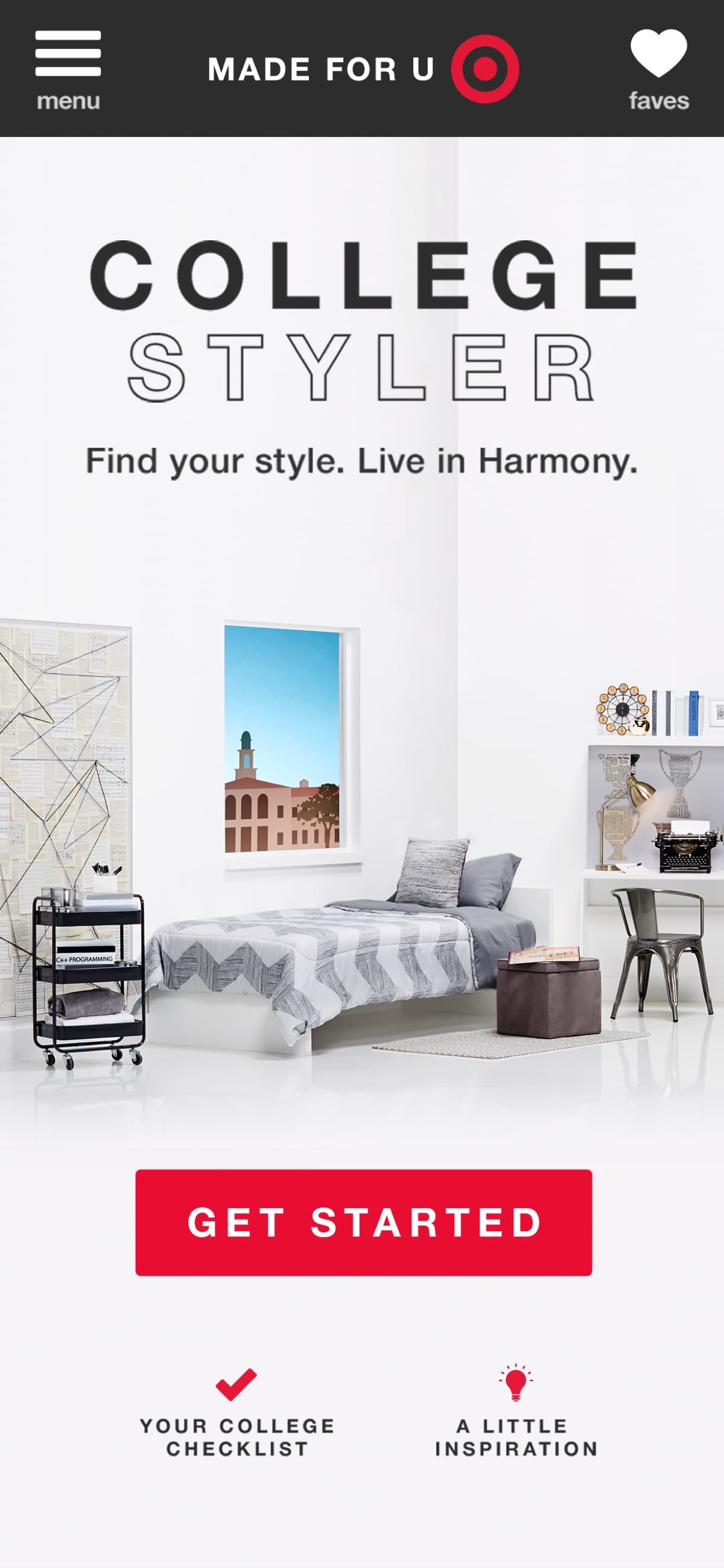 Made For U styler, step 1: sign up
