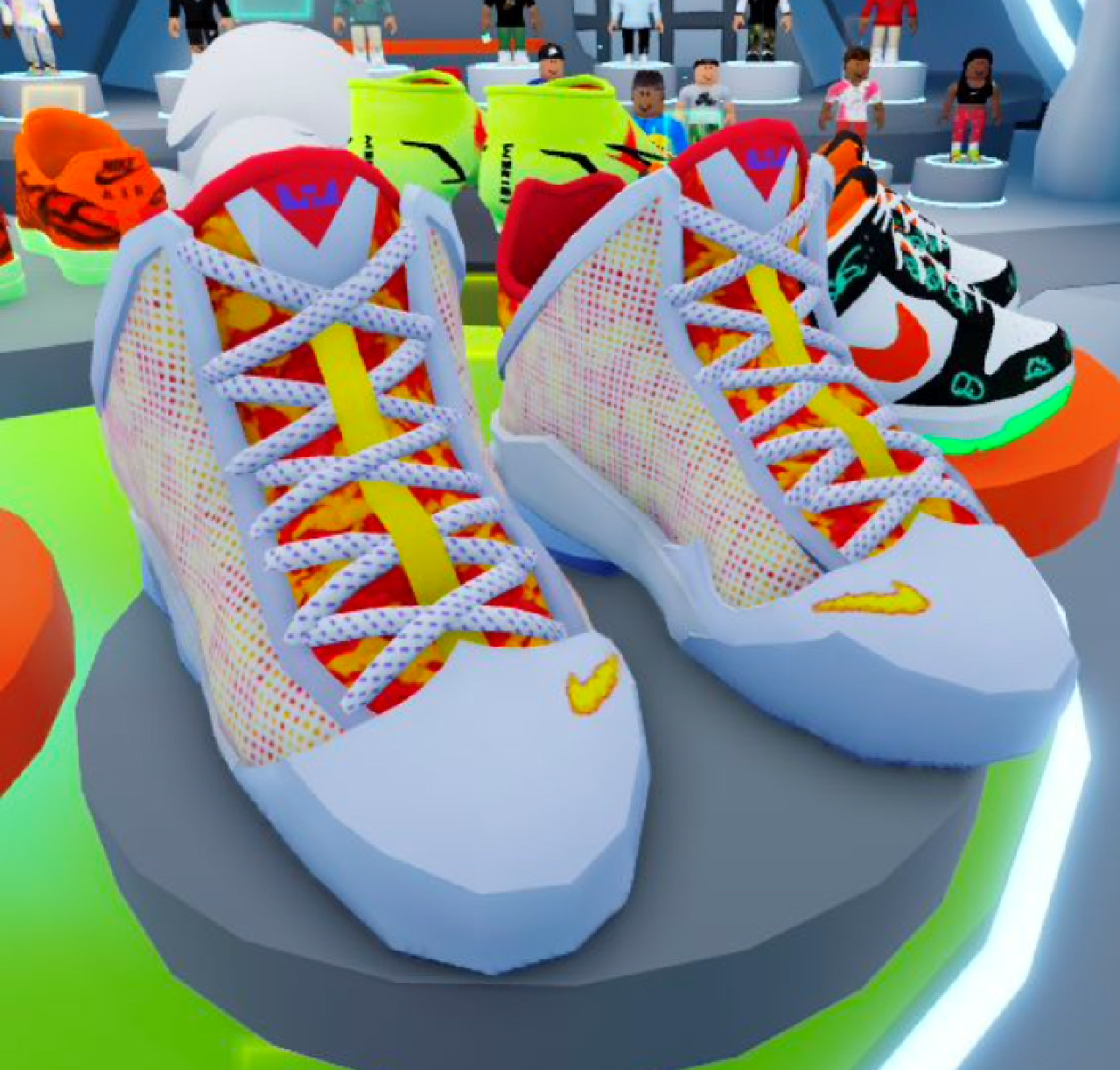 LeBron 19 Low in NIKELAND on Roblox